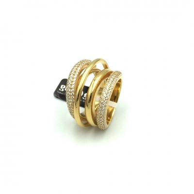 RING GREGIO Wanna Glow Like a Star 55782 Silver pink gold plated