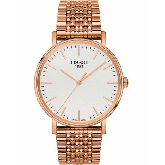 TISSOT T-Classic Everytime Gent Rose Gold Stainless Steel Bracelet